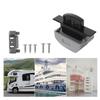 Fechaduras de armário de pressão para trailers sem chave, botão de pressão de metal, maçaneta de armário para campistas, travas de compartimento para trailers, travas para caravanas e iates