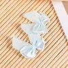 100Pcs Butterfly Bow Small Flowers Handmade Ribbon Bows Hair Accessories for DIY Crafts Gift Decor Sky Blue Ribbon Bows