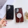 Suitable for Samsung S25 Ultra Soul Shield Magnetic Sucking Phone Case S24FE Card Anti Fall S23PLUS Protection Case