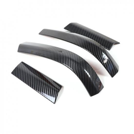 ABS Carbon Fiber Rearview Side Mirror Trim Cover Strip For Toyota Tacoma 2024+