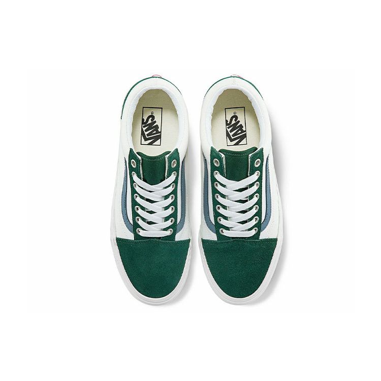 Vans Old Skool Varsity Canvas - Green Unisex Sneakers Blue VN0A5JMIBLG