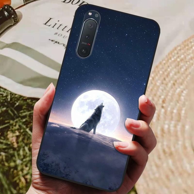 Für Sony Xperia 5 II Hülle Silikon Rückseite Handyhülle für Sony Xperia 5 II Hüllen Xperia1 III L4 Weiche Bumper Coque Cool Fundas