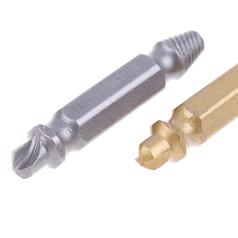 6Pcs Damaged Screw Extractor Drill Bits Broken Speed Out Easy Out Bolt Screw