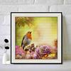 New Arrival 5D DIY Full Circle Diamond Painting "Birds Chirping" Embroidery Cross Stitch Home Decor Gift