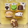 Line Friends Puppy Dessert House Blind Box: Cute Puppy Head Car & Desktop Ornament Gift