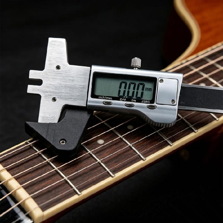 Digital Guitar String Height Gauge String Height Measuring Tool Perfect For Luthiers Technicians And Musicians