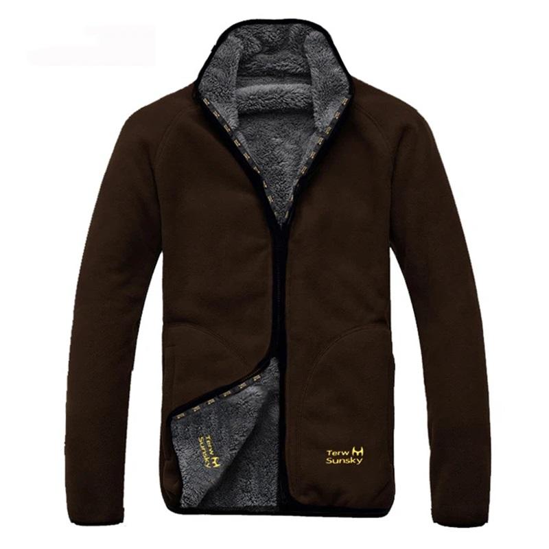 Thickened Winter Fleece Coat Warm Outerwear For Autumn And Winter Comfortable And Soft Plush Jacket For Cold Weather Casual Outdoor Activities