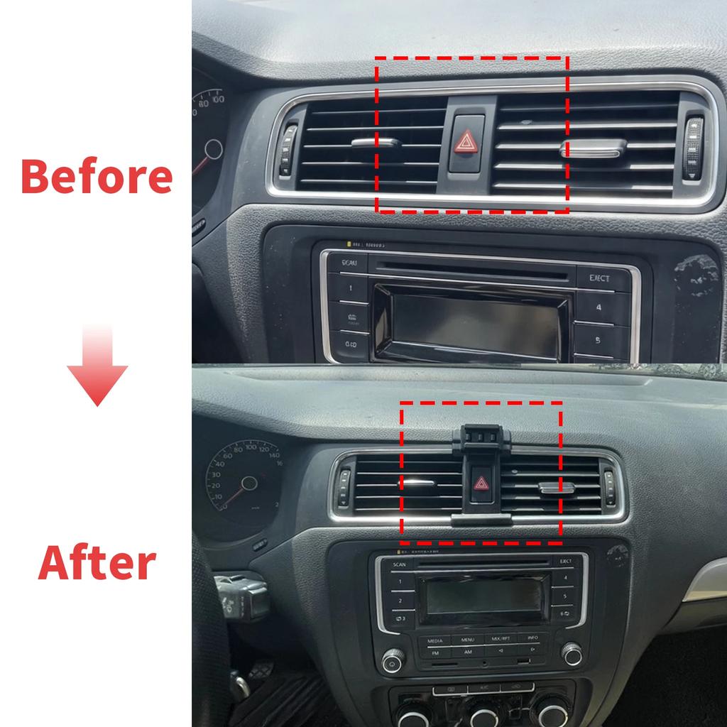 Support de téléphone pour tableau de bord, sur mesure, sans perçage, pour VW Jetta MK6 / Jetta A6 2011 2012 2013 2014, RHD LHD, accessoire auto