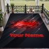 Custom Text Printed Rug F1 Non Slip Floor Carpet For Home Room Decor