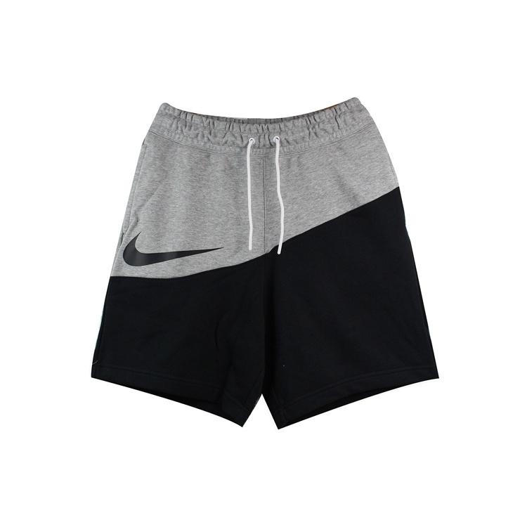Nike Sportswear Swoosh Small Colorblock Sports Shorts Black Gray Blackgray Men s BV5310-064 XXL