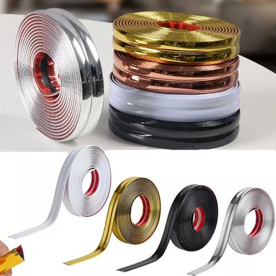 Selbstklebendes Wand-Eckleistenband, PVC-Antikollisionsstreifen, wasserdichter Fliesen-Schönheitsnahtaufkleber