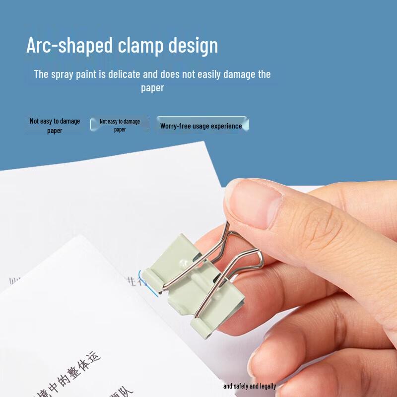 Deli Colored Long Tail Paper Clips