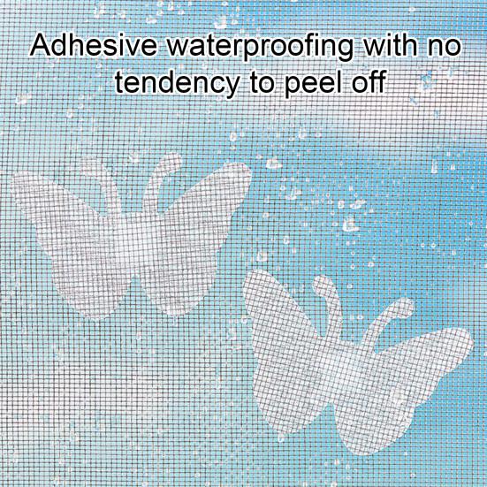 Wodoodporna Taśma Naprawcza do Moskitier Motylkowa Wytrzymała Mocny Klej Pokrycie Dziur i Rozdarć Siatka Naprawcza do Drzwi Moskitierowych