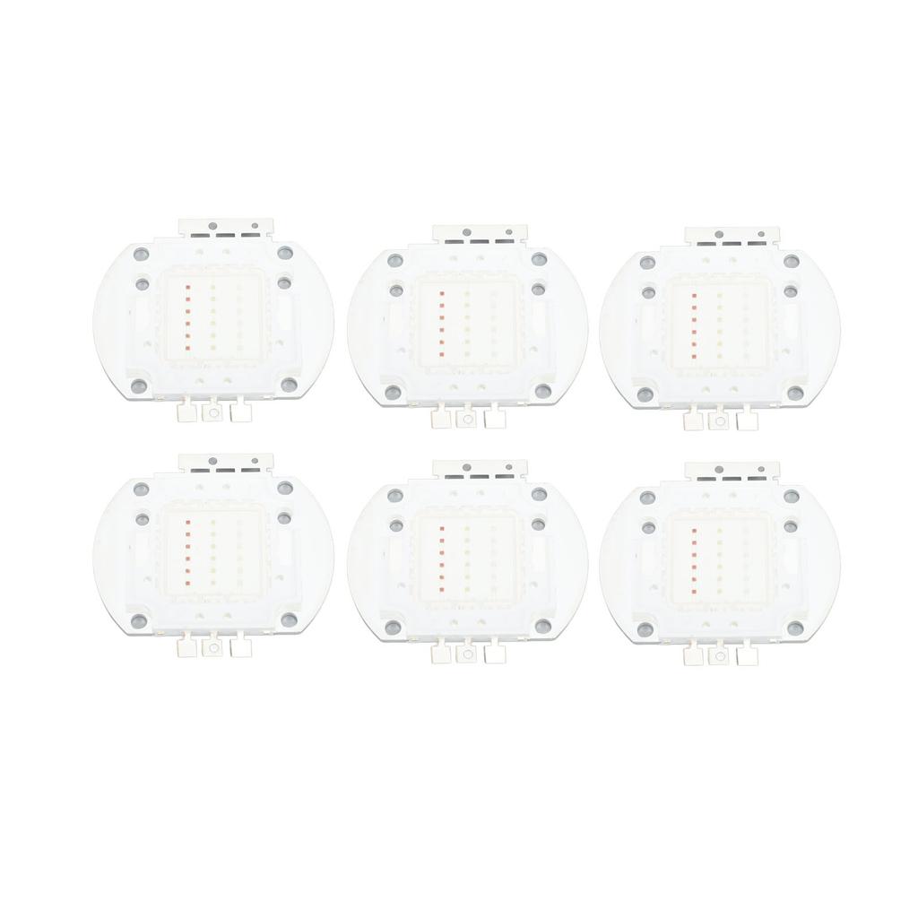 6Pcs 20W RGB COB Integrated Light High Brightness COB Panel for Plant Stage Billboard Exhibition Hall