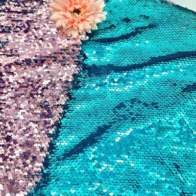 100x130cm Shiny Sequin Fabric 5mm Flip Chip Pillowcase Fish Scale Flip Over Sequin Material Stage Costume Fashion Accessories