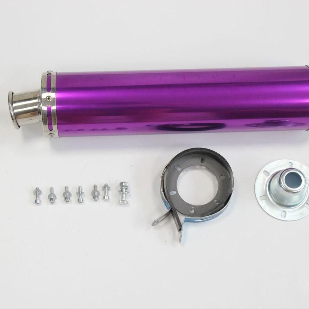 Aluminum Alloy Multi-Color Exhaust for Motorcycle Street Blaster ZJ125/CG125
