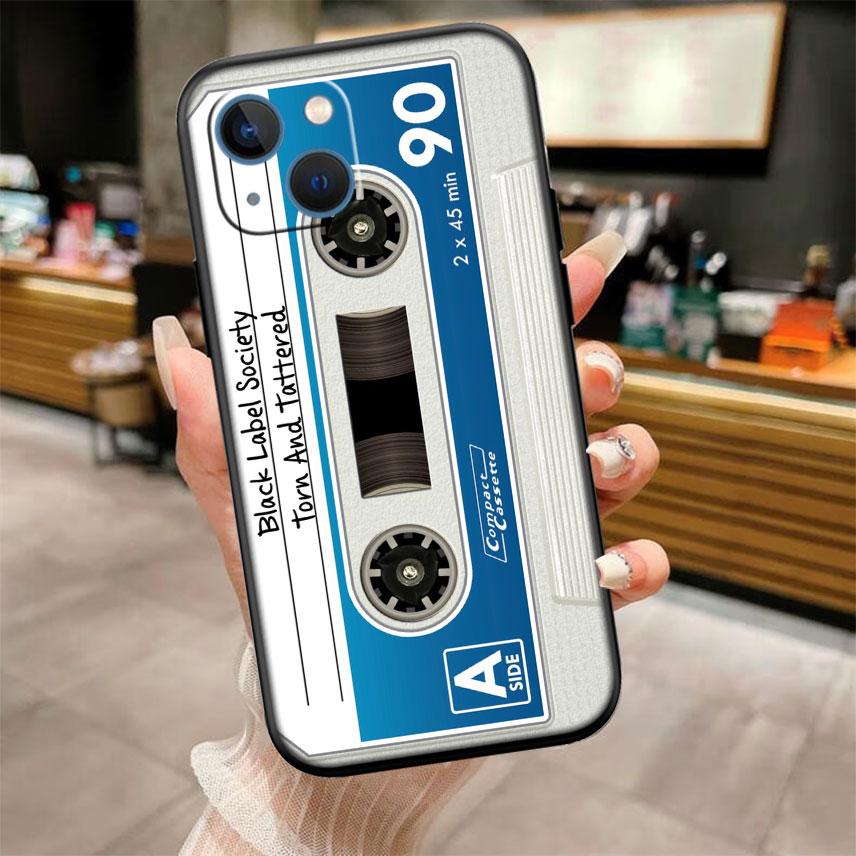 Cassette Vintage Boombox Tape New High-End Shell Phone Case for iPhone SE X XS XR 16E 11 17 Pro Max 8 7 6 6s Plus Air