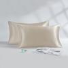 Mulberry Silk Pillowcase Pair - High-Grade Solid Color for Skin & Hair Care