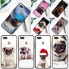 Pug Dog Sitting With Bow Tie Roses Phone Case For Oppo A18 A38 A58 A78 A98 A40 A60 A80 A91 A15 A17 A74 A94 A54 A57S A16 A76 A96