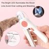 Dog Cat Pet Nail Clippers With Safety Guard And Led Light,pet Nail Scissors Pet Claws Toenail Clippers With Hidden Nail File