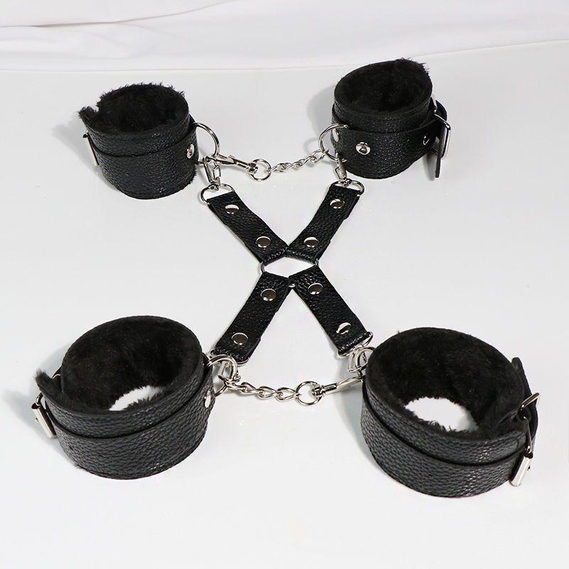 SM Handcuff Restraint Cuffs Leg Cuff Sex Toy Kits Bondage Gear Hand Leg Restraint Straps 18+ Adult Couple Sextoy Kits Shop