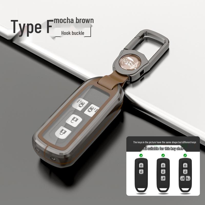 Honda Car Key Case for N-BOX, N-ONE, N-WGN, N-VAN Models - Key Shell Bag