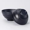 Frosted Black Melamine Ramen Bowl - 8 inch, 5-Pack