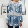 Plus Size Women Crew Neck Long Sleeve Tunic Soft Oversized Tops For Home Life And Casual Walking
