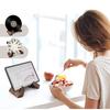 Wooden restaurant home recipe rack kitchen menu display rack hanging study desktop reading wooden book stand