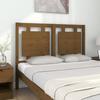 VidaXL Headboard Honey Brown 125.5x4x100 Cm Solid Pine Wood 817933