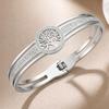 SILVER Bracelet with Cubic Zirconia Tree of Life Women' Elegant DIAMOND