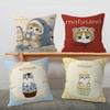 M-Mofusand-Cat Pillow Cover for Bedroom Room and Living Room Sofa Decorative Cushion Cover
