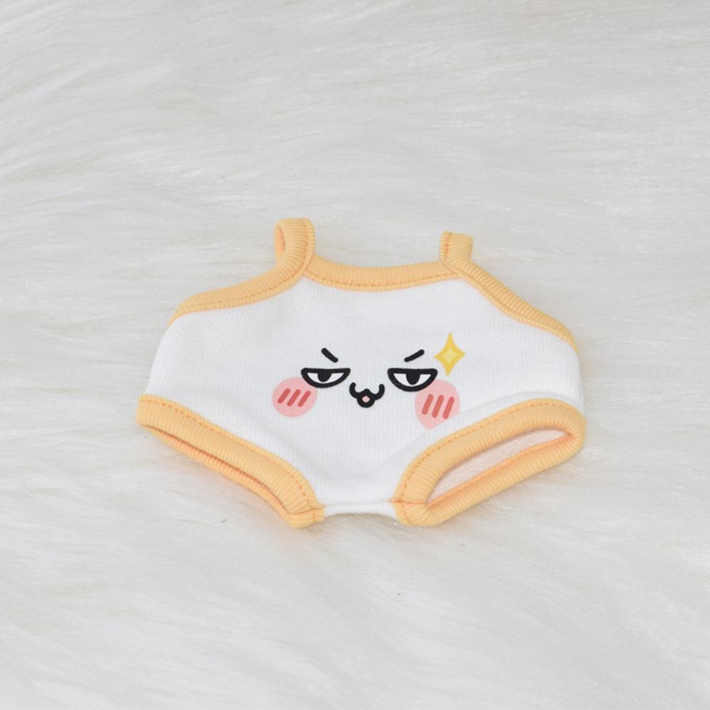 

Cartoon Upsetduck Clothes Pink Blue Plush Doll Toys Cloth Kids Toy yellow-10cm