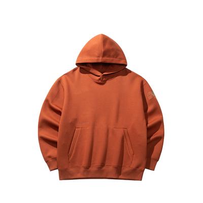 Anta Outdoor Letter Print Hooded Drop Shoulder Loose Casual Long Sleeve Sweatshirt Unisex Sweatshirt Beidou-Red 172518712-2