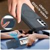 For Samsung Galaxy A14 4G/5G Magnetic Case Detachable Card Holder Leather+TPU Mobile Cover