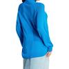Adidas Blue Version Knit Sweater Solid Color Loose High Neck Pullover Long Sleeve Women sweater IL8535