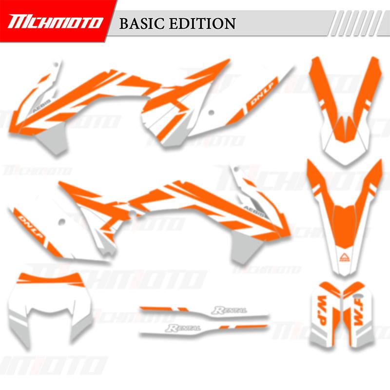 MCHMFG For KTM SX SXF XC XCF 2013 2014 2015 EXC XCW 2014 2015 2016 Graphics Decals Stickers Kits Number Name Background