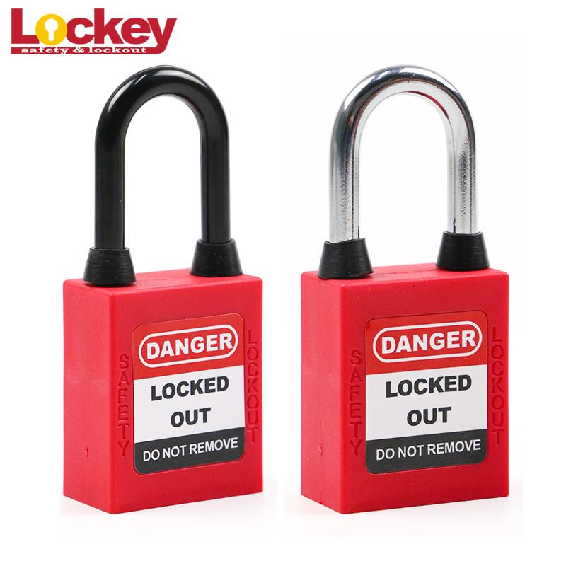 38mm Steel Shackle Safety Dustproof Lockout Padlock