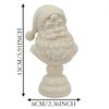 Christmas Statue Home Decor Resin Santa Claus Ornaments  Half Body Figurine Statue for Home Dorm Bedroom Desktop Decorations