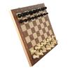 2-In-1 Magnetic Chess Game Wooden Foldable Chess Board Pieces Storage Box Portable Kids Adults Classic Strategy Chess Game