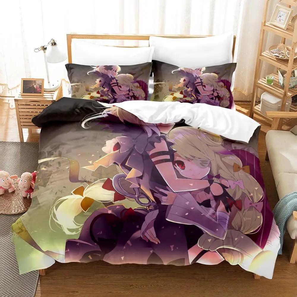 New Anime Magical Girl Raising Project Bedding Set Single Twin Full Queen King Size Bed Set Adult Kid Bedroom Duvet Cover Sets