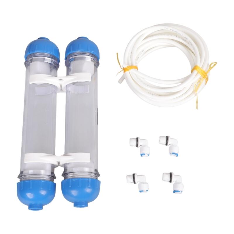 

2 Stage T33 DIY Water Filter Housing For Aquarium Fish Tanks With Double Filtration System Easy Assembly Plastic Construction 1