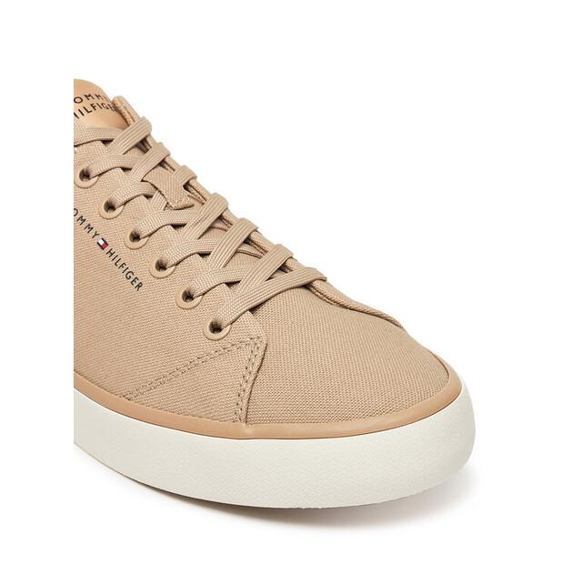Men's Sneakers Tommy Hilfiger Th Hi Vulc Low Core Canvas Fm0fm05396 Beige