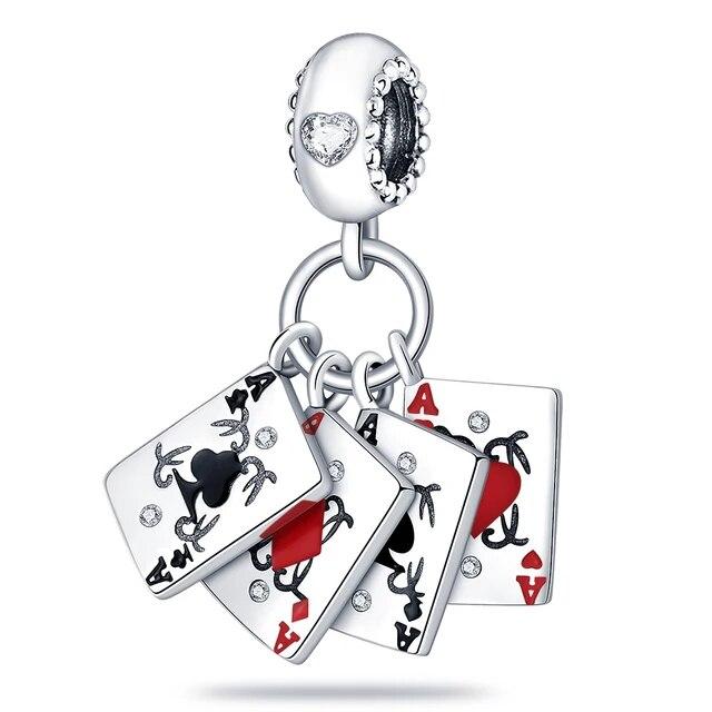 Reise-Charms für Schmuckherstellung, 925er Sterlingsilber, Reisepass, Flugzeug, Spanien, Brasilien, Nationalflagge, Anhänger, passend für Pulsera