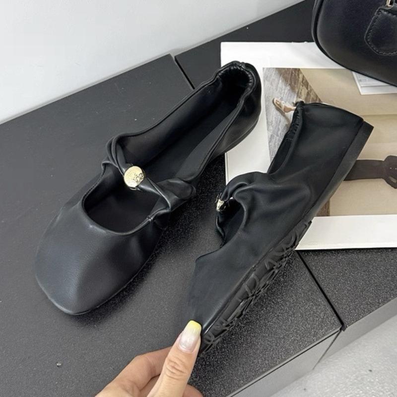 Fashion Retro Fashion Mary Jane Shoes Women Comfort Soft Sole Casual Shoes Female Yellow Elegant Brand Flat Shoes Zapatos De Mujer