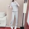 Women's 2025 Summer Stylish Two-Piece Casual Set: Loose Short Sleeve Hooded Sweatshirt Sportswear
