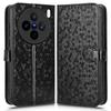 For vivo X200s 5G Wallet Case Dot Pattern Imprint PU Leather Phone Cover