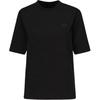 Pullover Round Neck Solid Color Short Sleeve T-Shirt Women T-Shirts Black K1-093-8C00005-89A17-999