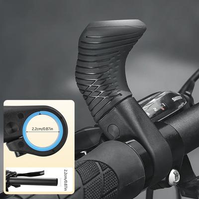 1 Pair Mountain MTB Bicycle Bar Ends Ergonomic Mini Thumb Grips 22mm Mountain Bike Handlebar Nylon Inner Bar Cover Cycling Parts