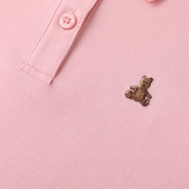 Gap Girls' Bear Embroidery Short-Sleeve Polo Shirt